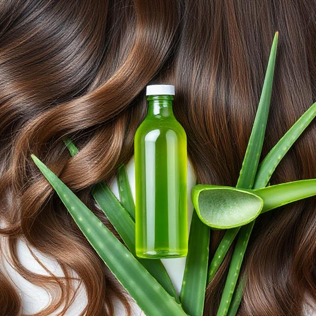 Aloe Vera Juice for High Porosity Hair