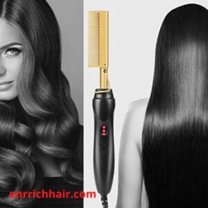 electric hair straightening comb